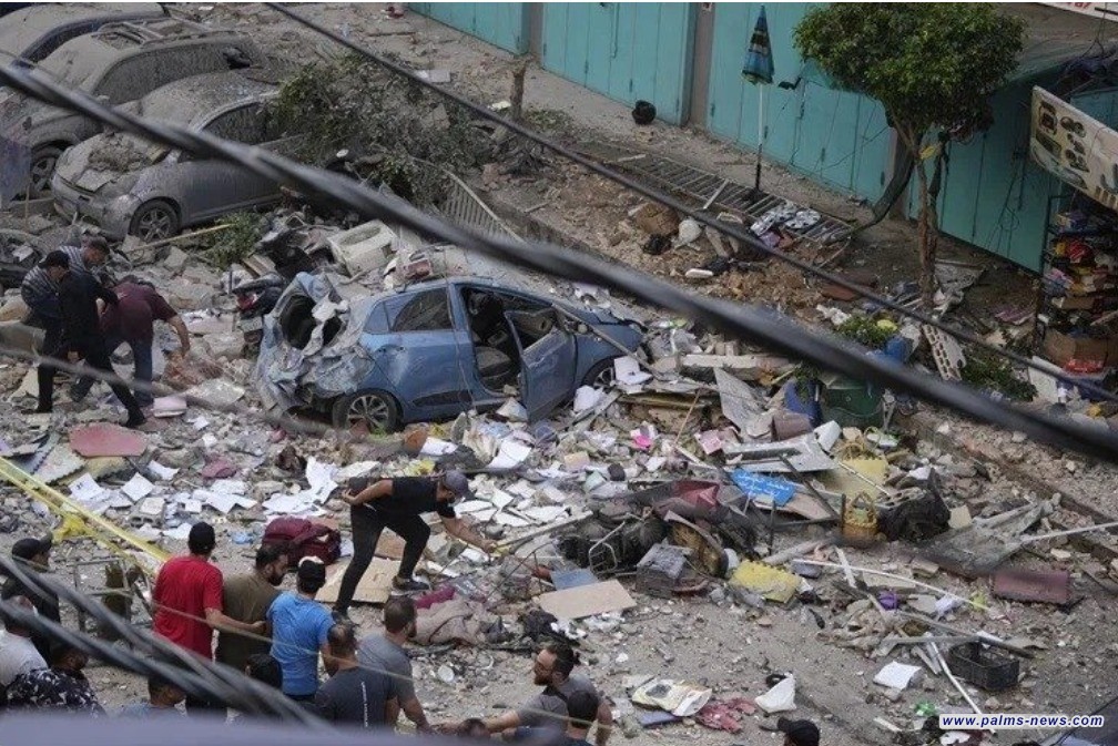 إصابة عراقيين بقصف إسرائيلي على ضاحية بيروت الجنوبية